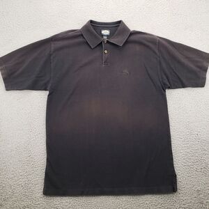 Tommy Bahama Shirt Mens Medium Black Faded Distressed Casual Beach Outdoors‎